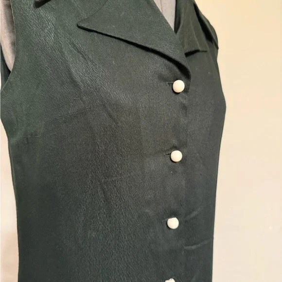 Vintage Alfred Sheehan Maxi Collared dress; Hostess, brunch, 70s cool button up - Picture 5 of 15